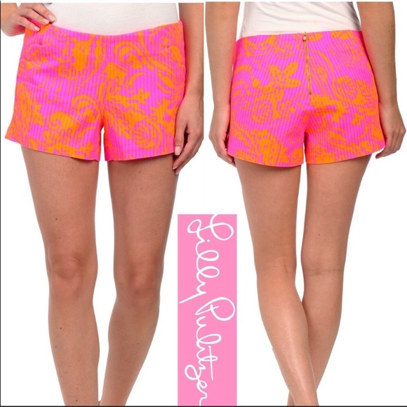 Lilly Pulitzer Pants - ❌SOLD❌ Lily Pulitzer Pink and Orange Shorts